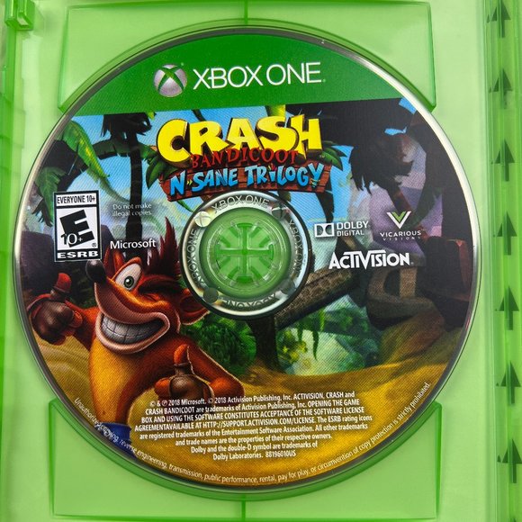 [Xbox] Crash Bandicoot N Sane Trilogy - Xbox One Video Game - Picture 4 of 4